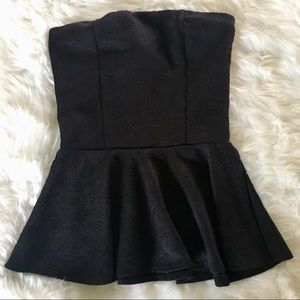 Windsor Peplum Tube Top